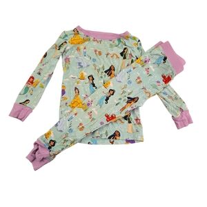 Little Sleepies Disney Princess Long Sleeve Two Piece Pj Set